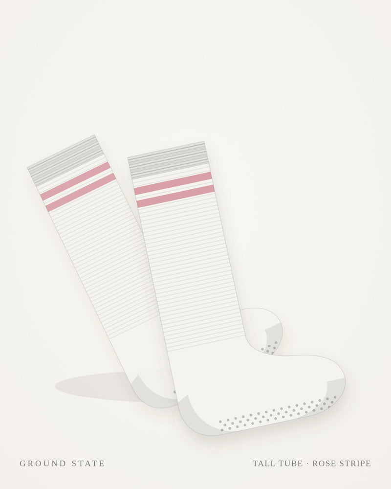 The Tall Print Grip Sock